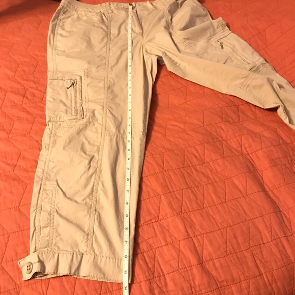 Chico’s khaki crop capris - Picture 4 of 8